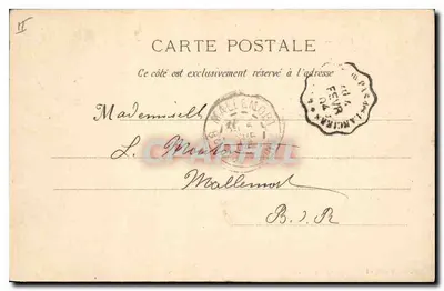 Martigues : Effetto notturno sull'étang de Caroute — G. M. 43, V. Ch. de Rome - Marseille — Verso