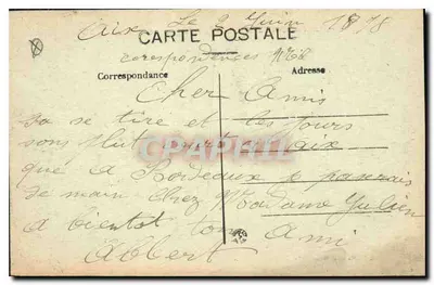 Aix-en-Provence — Fontaine de la Rotonde — Zbiór G. Martinet, Aix — Rewers