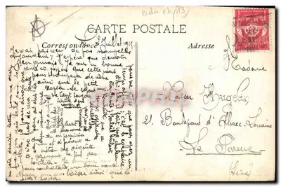 Aix-en-Provence — Fontaine de la Rolonde — Coleção S. Martine, Aix-en-Provence — Verso