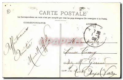 Aix-en-Provence — Fonte Monumental — Coleção Jauassaud, Aix — Verso
