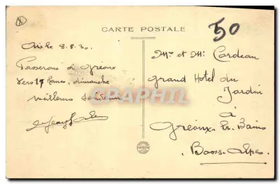 Aix-en-Provence — A Grande Fonte — Edit. Boute — Verso