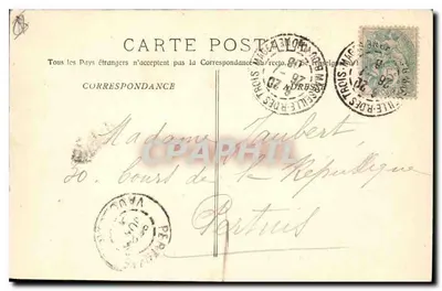Aix-en-Provence - A Fonte da Rotonda — AUTO-GARAGE CENTRAL, Coleção C.M. — Verso