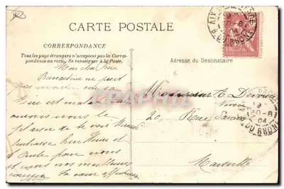 Aix-en-Provence — Fontaine Monumentale — coleção Jaussaud — Verso