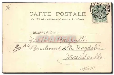 AIX-en-PROVENCE — Fonte da Rotonda — G. Baguette — Verso