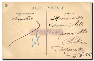 Aix-en-Provence — A Fonte da Rotonda — Coleção C.M. — Verso