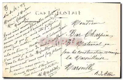 AIX-en-PROVENCE - A Grande Fontaine — editor desconhecido, número de série não visível — Verso