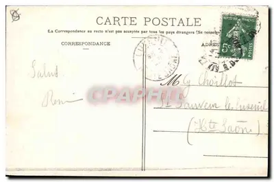 Aix-en-Provence — Fonte Monumental — Coleção Jaussaud, n°120 — Verso