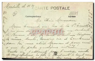 Aix-en-Provence — Fonte da Rotonda — Coleção G. Bennoch — Verso
