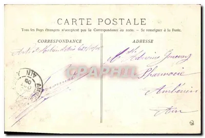 Aix-en-Provence — Fonte Monumental — Coleção Jaussaud, n°116 — Verso