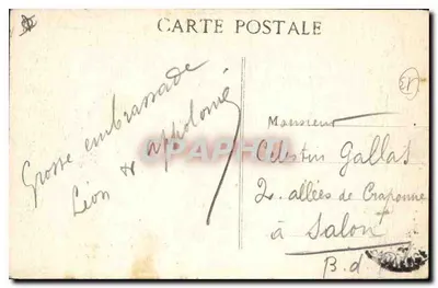 AIX-en-PROVENCE — A Grande Fontaine — Editor Costes, n°120 — Verso