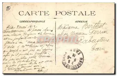 AIX-EN-PROVENCE - Grande Fontaine da Rotonda — editor não visível, número de série não legível — Verso