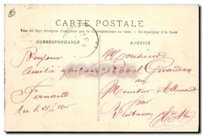 Aix-en-Provence — Fuente Monumental — Colección Jaussaud, n°120 — Reverso
