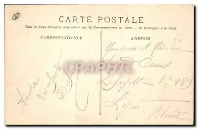 Aix-en-Provence — Fontein van de Rotonde — Collectie C. M. — Achterkant
