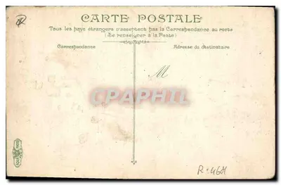 Fontanna na Placu Republiki — Aix-en-Provence — wydanie przez LAVAC — Rewers