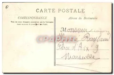Aix-en-Provence — Fuente Monumental — Colección Jauassaud, n°120 — Reverso