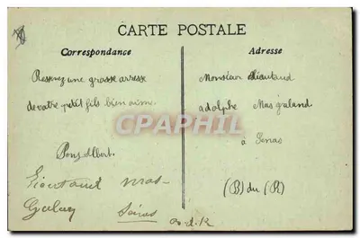 Aix en Provence — A Grande Fontaine, editor não visível — Verso