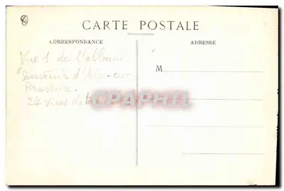 Aix-en-Provence — A Fonte Monumental — Call Janssens, n°120 — Verso