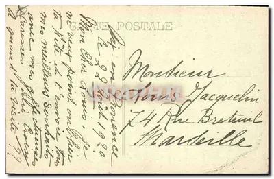 Aix-en-Provence — A Grande Fontaine — Belles Cartes — Verso