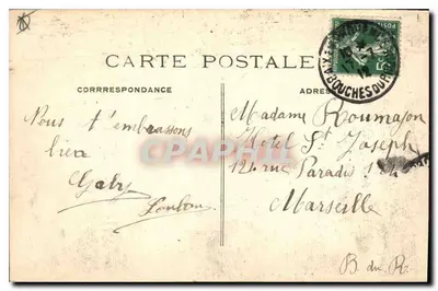 Aix-en-Provence — A grande Fontaine — Goff. Thussaud — Verso