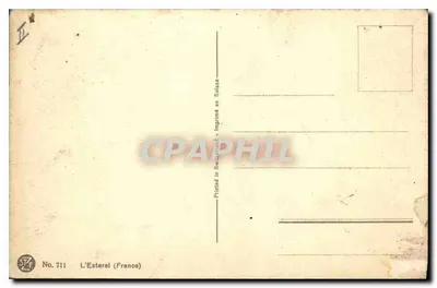 L'Estérel — kustlandschap met zeil — I. Germane — STF Nr. 711 — Achterkant