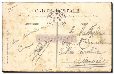 Nieuwe Route van de Corniche d'Or - L'Estérel — Artistieke collectie, n°452, Uitgave Giletta, foto, Nizza — Achterkant