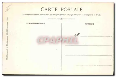 Punkt Estérel — Route de la Nouvelle Corniche d'Or — Cap Brun — Giletta Edition, Foto von Nice — Rückseite