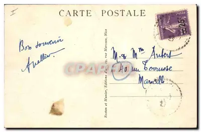 Théoule — Ponte da Rague — RM — Edições Munier — Verso