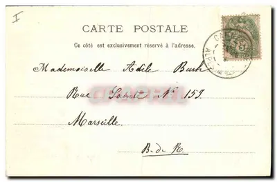 Estérel - Ste. Baume, intérieur de la grotte — P. L. Maillan, édit. Cannes 447 — Verso