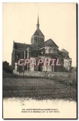 Abside da Basílica — Saint-Benoît-sur-Loire (Loiret) — n° 644