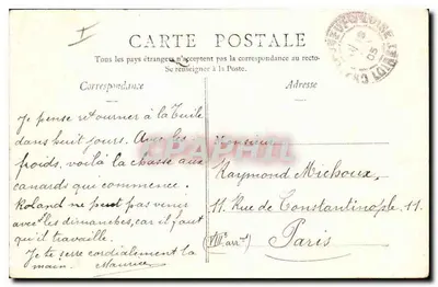 Saint-Benoît-sur-Loire — A Basílica, lado sul, construída entre o século XI e o XIII — editor Mercure de France, n° 636 — Verso