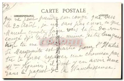 Les Grands Goulets — Le Pont de la Goule Noire — Édition Victor Hugo, n° 187 — Rewers