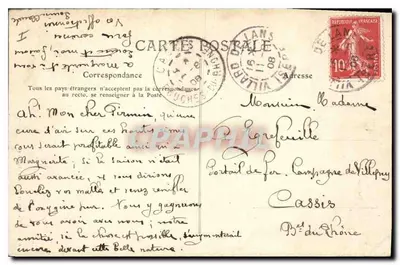 Grande Goulets — La Roche Fendue — C. Artige syn, wydawca, Aubenas (Ardèche) — Rewers