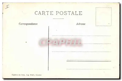 Trasa Grands-Goulets - Le Vercors - Dauphiné — Pauleteria des Alpes, Eug. Robert, Grenoble — Rewers