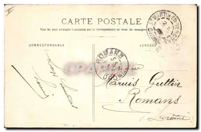 Le Vercors — Route des Grands-Goulets — Collect. P. Peyrouze, Valence, n°51 — Verso