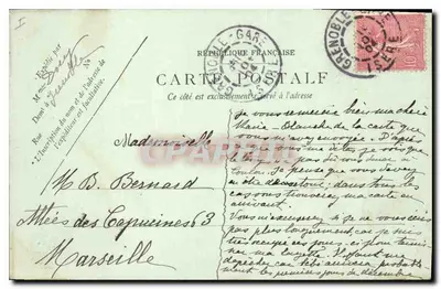 Il Dauphiné — I Grandi Goulets — La Roche fendue — LI. — Grenoble, 11 novembre 1914 — Verso