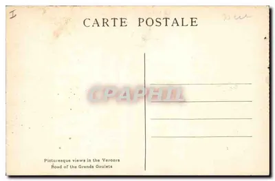 Pitoreski Vercors — Trasa Wielkich Przepaści — Paul Boyer, Romans — n° 133 — Rewers