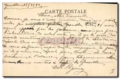 Rodovia dos Grandes-Goulets (Drôme) — Sob os últimos túneis — (CCL) n°122 — Verso