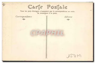 Dijon — Statua Świętego Bernarda — ND Phot, n° 59 — Rewers