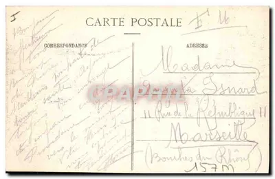 Dijon — Plac Darcy — L. P., Wyd. nr 516 — Rewers