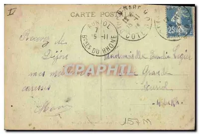 Dijon - Porta Guillaume — L. V., wydawnictwo — nr 528 — Rewers