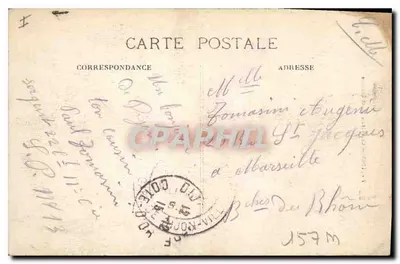 Dijon — Katedra Świętego Bénigne — wydawca FRANCE 7 — Rewers