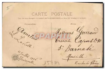 Dijon — Palais de Justice — éditeur Dijon Postes — Verso