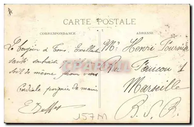Dijon — Relógio de Jacquemart — Depositado — Verso