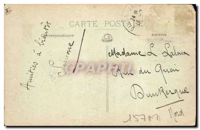 Dijon - Plac Zbrojny, widok z Hotelu de Ville — B. I. Déposé — Rewers