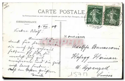 Dijon — Ogólny widok z wieży Stanów — wydawca nieznany, nr 21 — Rewers
