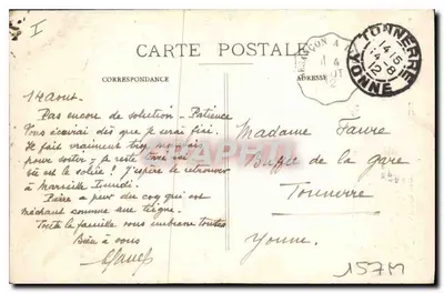 Dijon - Kerk van Notre-Dame — onbekende uitgever, n° 32 — Achterkant