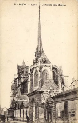 Dijon — Igreja Catedral de São Bénigne — editor LB Dijon, n° de série 65