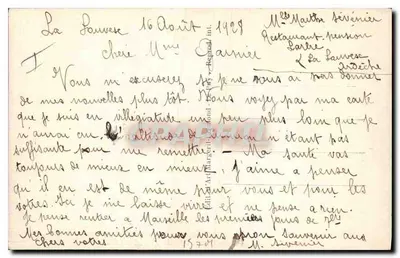 La Louvesc — La ciudad y el Mont Besset (alt. 1030 y 1174 m.) — L'Ardèche Illustrée 7045 — Reverso