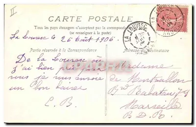La Louvesc — Vista geral — Verso