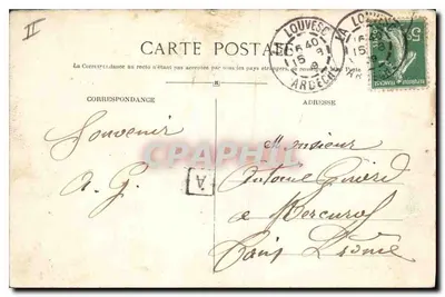 La Louvesc — Vista geral feita de cima — Editor desconhecido, n° 25 — Verso